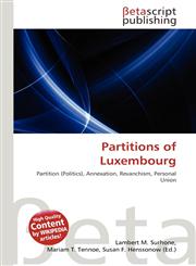 Partitions of Luxembourg,6133337206,9786133337206