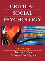 Critical Social Psychology,0761952896,9780761952893