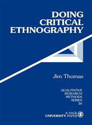 Doing Critical Ethnography,080393923X,9780803939233