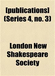 [publications] (Series 4, no. 3),1152773100,9781152773103