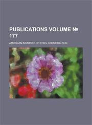 Publications Volume 177,1152587005,9781152587007
