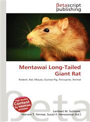 Mentawai Long-Tailed Giant Rat,6135427121,9786135427127