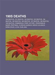 190s deaths 190 deaths, 191 deaths, 192 deaths, 193 deaths, 194 deaths, 195 deaths, 196 deaths, 197 deaths, 198 deaths, 199 deaths, Commodus,1157740340,9781157740346