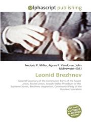Leonid Brezhnev,613024620X,9786130246204