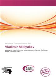 Vladimir Miklyukov,6139308801,9786139308804