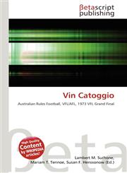 Vin Catoggio,6134432024,9786134432023