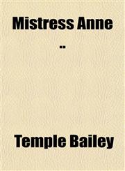 Mistress Anne ..,1151744271,9781151744272
