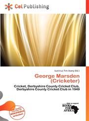 George Marsden (Cricketer),6201439870,9786201439870