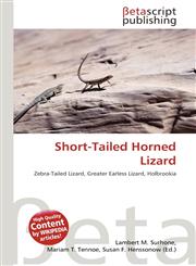 Short-Tailed Horned Lizard,6134810916,9786134810913