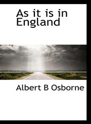 As it is in England,1117306895,9781117306896