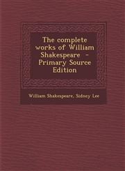 Complete Works of William Shakespeare,1287629245,9781287629245