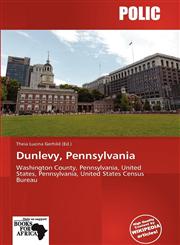 Dunlevy, Pennsylvania,620160314X,9786201603141