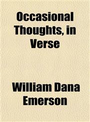 Occasional Thoughts, in Verse,1151360074,9781151360076