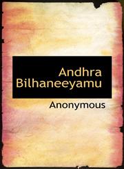 Andhra Bilhaneeyamu,1117308537,9781117308531