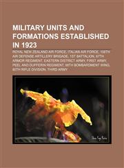 Military units and formations established in 1923 Royal New Zealand Air Force, Italian Air Force, 108th Air Defense Artillery Brigade,1155845242,9781155845241