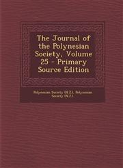 Journal of the Polynesian Society, Volume 25,1289956383,9781289956387