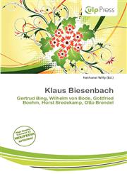 Klaus Biesenbach,613732060X,9786137320600