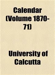 Calendar (Volume 1870-71),1151943665,9781151943668