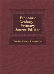 Economic Geology - Primary Source Edition,1289427437,9781289427436