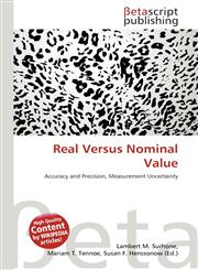Real Versus Nominal Value,6136146940,9786136146942