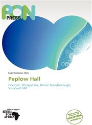 Peplow Hall,6138706102,9786138706106
