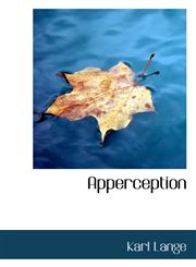 Apperception,1117165434,9781117165431