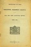 Industrial Research Council : Oils and Soap Committee Report - 1936