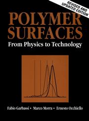 Polymer Surfaces From Physics to Technology Revised Edition,0471971006,9780471971009