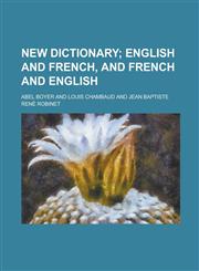 New dictionary,1230176608,9781230176604