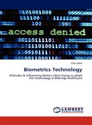 Biometrics Technology,3659186740,9783659186745