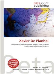 Xavier De Planhol,6131395977,9786131395970