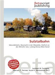 Sulztalbahn,6134435864,9786134435864