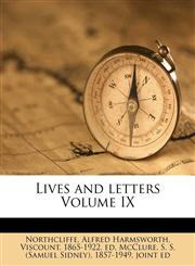 Lives and letters Volume IX,1179008634,9781179008639