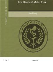 Fluorescent Chemosensors For Divalent Metal Ions.,1244789852,9781244789852