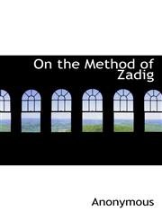 On the Method of Zadig,1117696022,9781117696027