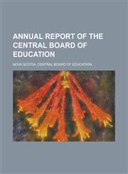 Annual Report of the Central Board of Education,1234293412,9781234293413