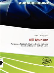 Bill Munson,6139992656,9786139992652