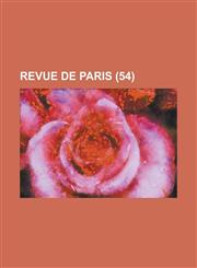 Revue de Paris (54),123440480X,9781234404802