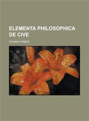 Elementa philosophica de cive,1234415259,9781234415259