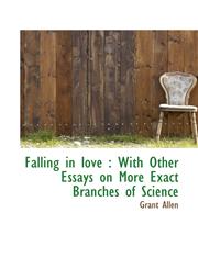 Falling in love With Other Essays on More Exact Branches of Science,1115494341,9781115494342
