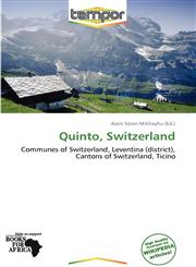 Quinto, Switzerland,6201588582,9786201588585