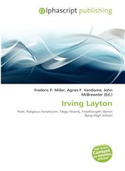 Irving Layton,6134302783,9786134302784