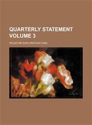 Quarterly statement Volume 3,123609493X,9781236094933