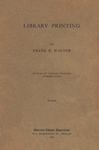 Library Printing Revised Edition