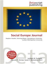 Social Europe Journal,3639990854,9783639990850