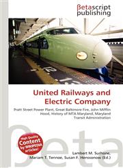 United Railways and Electric Company,6135284800,9786135284805
