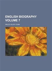 English Biography,1150440295,9781150440298