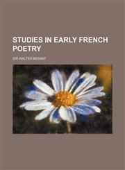 Studies in Early French Poetry,1150486449,9781150486449
