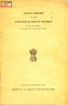 Annual Report of the Zoological Survey of India for the Year, 1962-63 (1st April, 1962 to 31st March, 1963)