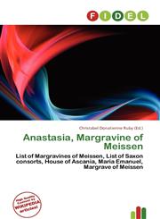 Anastasia, Margravine of Meissen,6137014924,9786137014929
